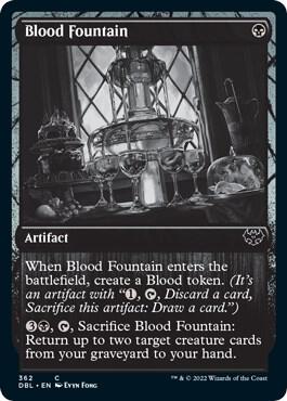 Blood Fountain 362 card from Innistrad: Double Feature