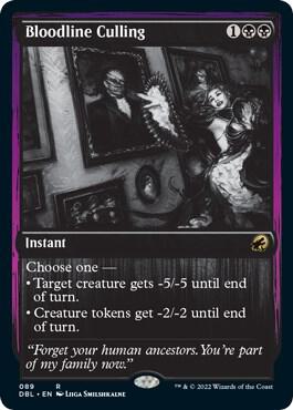 Bloodline Culling 89 card from Innistrad: Double Feature