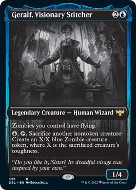 Geralf, Visionary Stitcher 328 card from Innistrad: Double Feature