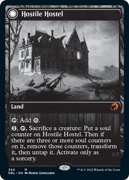 Hostile Hostel 264 card from Innistrad: Double Feature