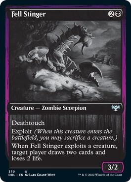 Fell Stinger 379 card from Innistrad: Double Feature