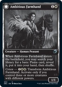 Ambitious Farmhand 2 card from Innistrad: Double Feature