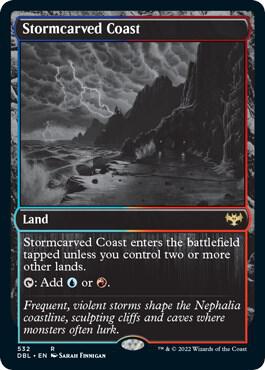 Stormcarved Coast 532 card from Innistrad: Double Feature