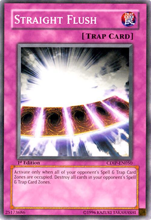 Straight Flush CDIP-EN050 card from Cyberdark Impact