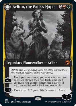 Arlinn, the Pack's Hope 211 card from Innistrad: Double Feature