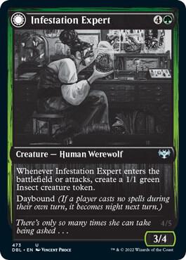 Infestation Expert 473 card from Innistrad: Double Feature