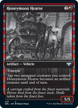 Honeymoon Hearse 427 card from Innistrad: Double Feature