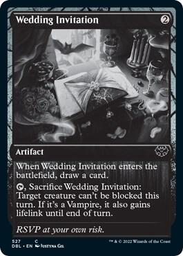 Wedding Invitation 527 card from Innistrad: Double Feature