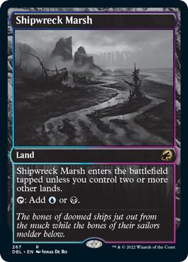 Shipwreck Marsh 267 card from Innistrad: Double Feature