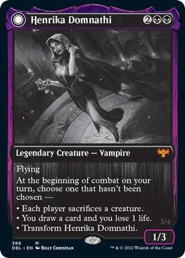 Henrika Domnathi 386 card from Innistrad: Double Feature