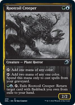 Rootcoil Creeper 238 card from Innistrad: Double Feature