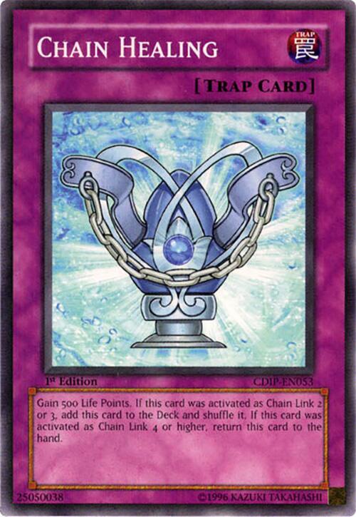 Chain Healing CDIP-EN053 card from Cyberdark Impact
