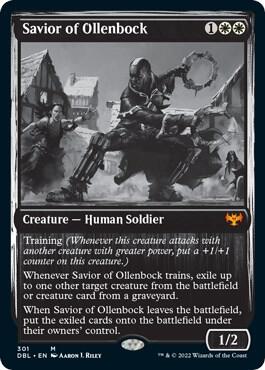 Savior of Ollenbock 301 card from Innistrad: Double Feature
