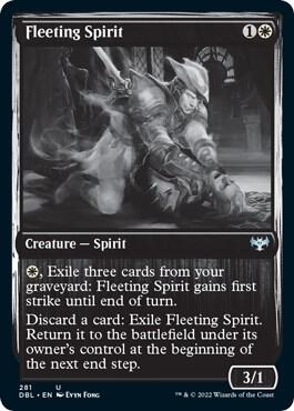 Fleeting Spirit 281 card from Innistrad: Double Feature