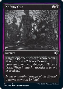 No Way Out 116 card from Innistrad: Double Feature