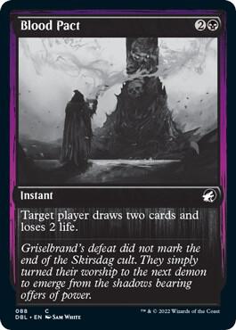 Blood Pact 88 card from Innistrad: Double Feature