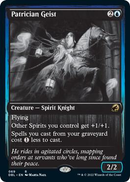 Patrician Geist 69 card from Innistrad: Double Feature