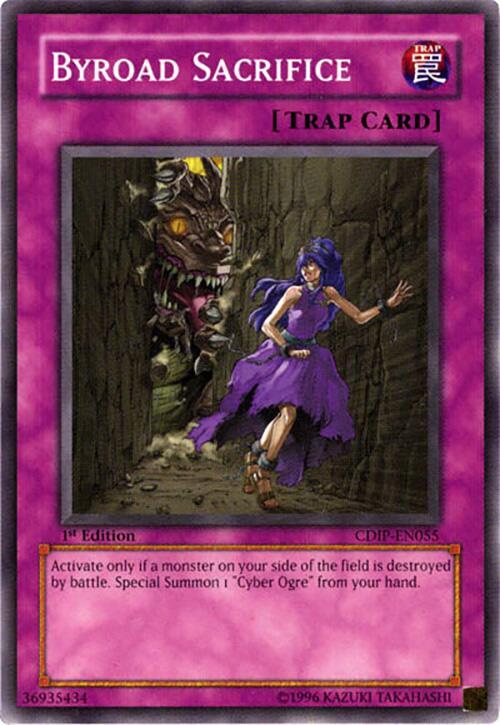 Byroad Sacrifice CDIP-EN055 card from Cyberdark Impact