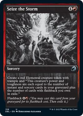 Seize the Storm 158 card from Innistrad: Double Feature