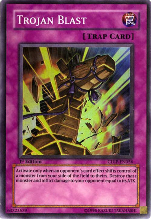 Trojan Blast CDIP-EN056 card from Cyberdark Impact