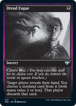 Dread Fugue 374 card from Innistrad: Double Feature