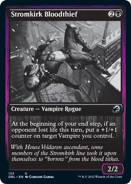 Stromkirk Bloodthief 123 card from Innistrad: Double Feature