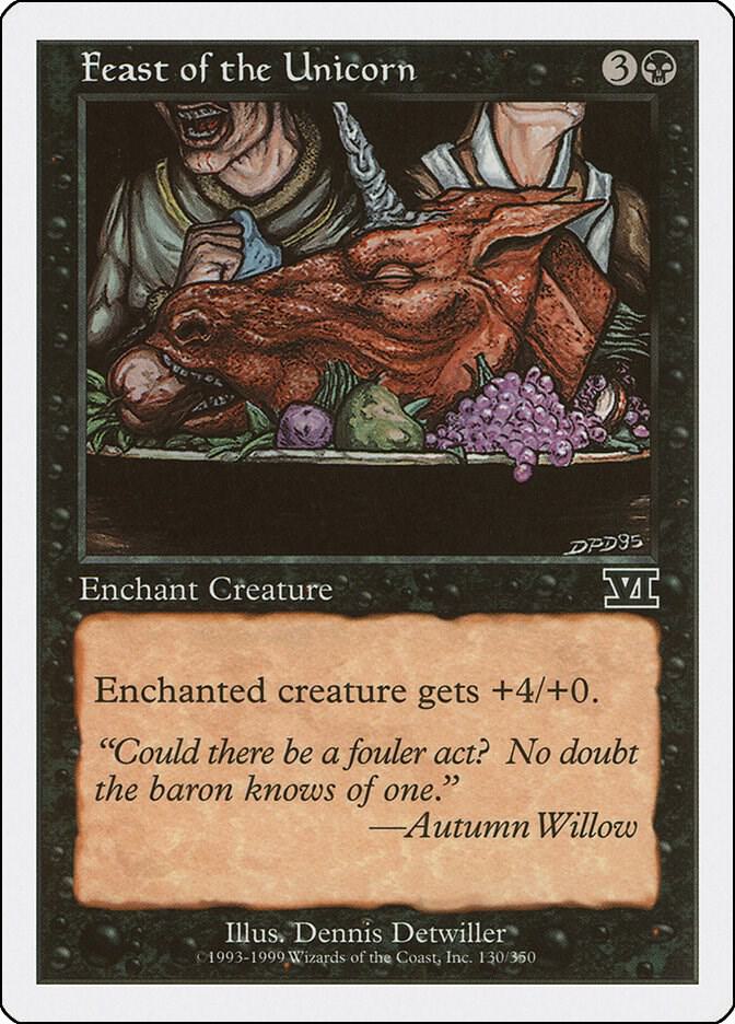Feast of the Unicorn 130 card from Classic Sixth Edition