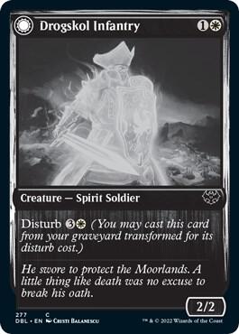 Drogskol Infantry 277 card from Innistrad: Double Feature