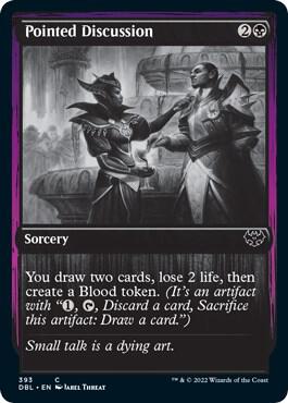 Pointed Discussion 393 card from Innistrad: Double Feature