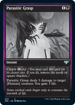 Parasitic Grasp 390 card from Innistrad: Double Feature
