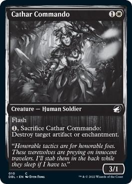 Cathar Commando 10 card from Innistrad: Double Feature