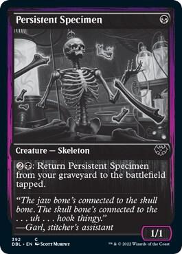 Persistent Specimen 392 card from Innistrad: Double Feature