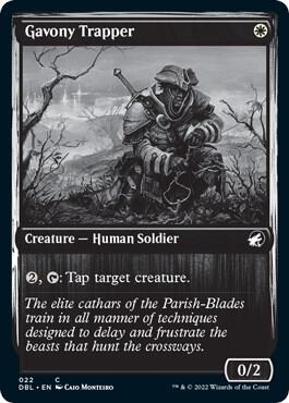 Gavony Trapper 22 card from Innistrad: Double Feature