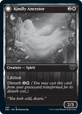 Kindly Ancestor 289 card from Innistrad: Double Feature