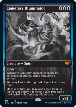 Cemetery Illuminator 317 card from Innistrad: Double Feature