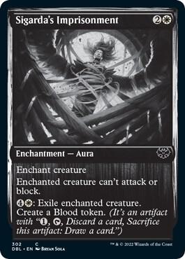 Sigarda's Imprisonment 302 card from Innistrad: Double Feature