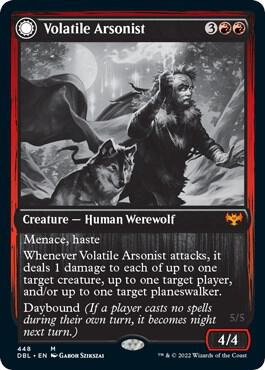 Volatile Arsonist 448 card from Innistrad: Double Feature