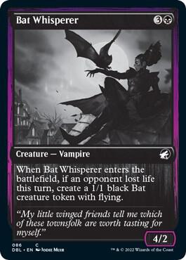 Bat Whisperer 86 card from Innistrad: Double Feature