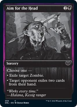 Aim for the Head 359 card from Innistrad: Double Feature
