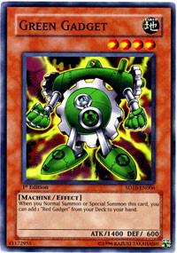 Green Gadget SD10-EN006 card from Structure Deck: Machine Re-Volt