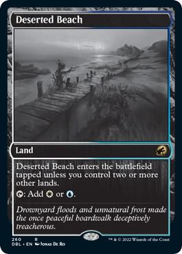 Deserted Beach 260 card from Innistrad: Double Feature
