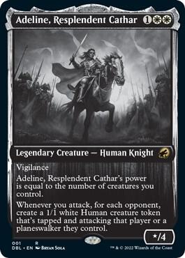 Adeline, Resplendent Cathar 1 card from Innistrad: Double Feature