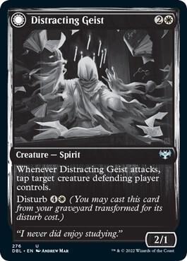 Distracting Geist 276 card from Innistrad: Double Feature