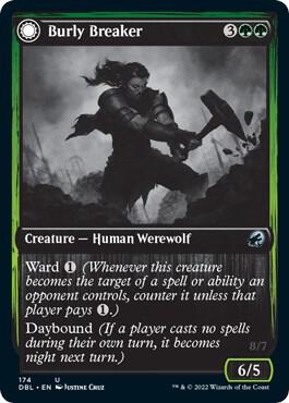 Burly Breaker 174 card from Innistrad: Double Feature