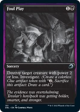 Foul Play 101 card from Innistrad: Double Feature