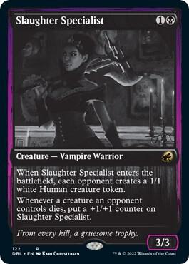 Slaughter Specialist 122 card from Innistrad: Double Feature