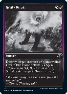 Grisly Ritual 383 card from Innistrad: Double Feature