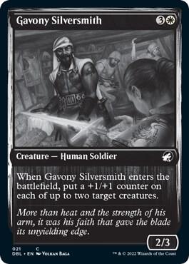 Gavony Silversmith 21 card from Innistrad: Double Feature