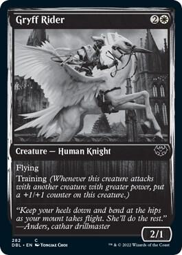 Gryff Rider 282 card from Innistrad: Double Feature