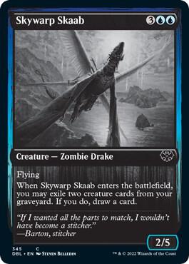 Skywarp Skaab 345 card from Innistrad: Double Feature